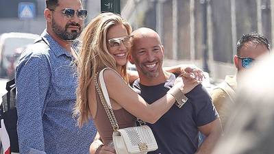 Chrishell Stause Jason Oppenheim Share A Sweet Hug On Rome Getaway After Confirming Romance - hollywoodlife.com - Italy - Rome