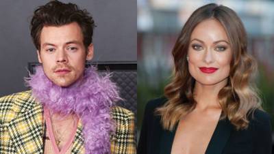 Harry Styles Olivia Wilde Look So In Love While Embracing Rocking Matching Outfits In LA - hollywoodlife.com - Los Angeles - Italy - county Rock - county Love