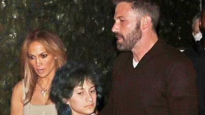 Jennifer Lopez Ben Affleck Reunite With Her Daughter, 13, For Dinner Date In West Hollywood — Photos - hollywoodlife.com