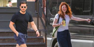 Kit Harington & Rose Leslie Spotted in Separate Friday Outings in NYC - New Photos! - www.justjared.com - New York