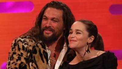 Emilia Clarke and Jason Momoa Share Sweet ‘Game of Thrones’ Reunion Pics: ‘Moon of My Life’ - www.glamour.com
