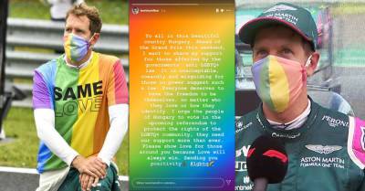 Formula 1 stars back LGBTIQ+ equality - www.mambaonline.com - county Lewis - Hungary - county Sebastian - city Hamilton