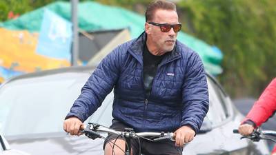 Arnold Schwarzenegger, 74, Is In The Best Shape Of His Life Riding A Bike In L.A. — Photos - hollywoodlife.com - California