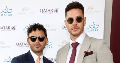 Ryan and Scott Thomas look dapper in suits as they join celebs at Qatar Goodwood Festival - www.ok.co.uk - Qatar
