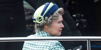 Imelda Staunton Takes A Boat Ride As Queen Elizabeth To Film 'The Crown' in Scotland - www.justjared.com - Scotland