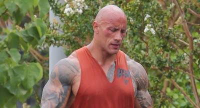 Dwayne Johnson is Drenched in Sweat After His Workout - www.justjared.com - Los Angeles