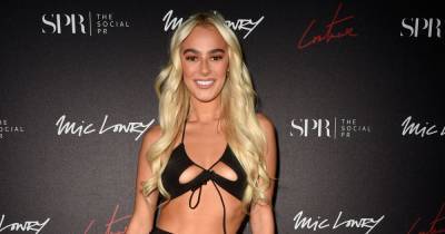 Love Island's Lillie Haynes turns heads in barely there dress after Millie and Liam love triangle drama - www.manchestereveningnews.co.uk - Manchester - county Love