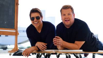 James Corden Says Tom Cruise Made a Wild Request While Trying to Visit Him in London - www.etonline.com - London
