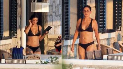 Demi Moore flaunts bikini bod in black two-piece while vacationing in Croatia - www.foxnews.com - county Moore - Croatia