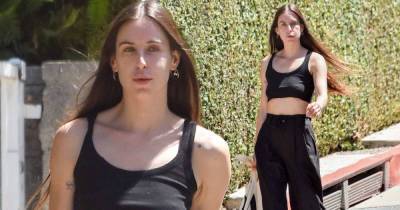 Scout Willis flashes toned abs in cropped ensemble during walk in LA - www.msn.com