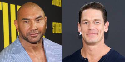 John Cena Responds to Dave Bautista Saying He'd Never Star in a Movie with Him - www.justjared.com