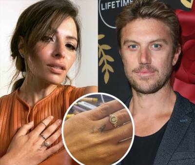 Branded?? Sex/Life Star Sarah Shahi Got Adam Demos' Initial Tattooed On THAT Finger! - perezhilton.com