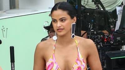 Camila Mendes rocks cheeky bikini while filming upcoming movie 'Strangers' - www.foxnews.com - Miami - Florida