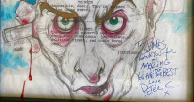 Peter Capaldi's incredible picture on Suicide Squad director James Gunn's script after filming - www.dailyrecord.co.uk
