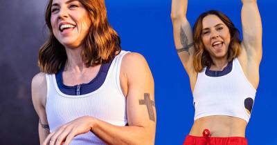 Mel C flashes her toned abs in cropped top at Victorious Festival - www.msn.com - city Portsmouth - city Exeter