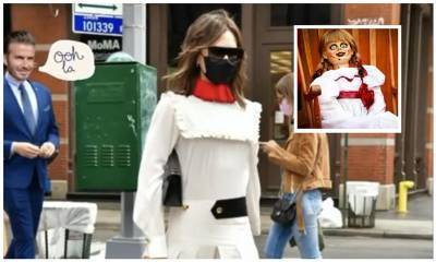 Victoria Beckham’s favorite New York look strikes a scary resemblance to the Annabelle doll - us.hola.com - New York - New York