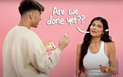 Hold Up! It Takes HOW LONG For Kylie Jenner To Get Her Makeup Done?! - perezhilton.com
