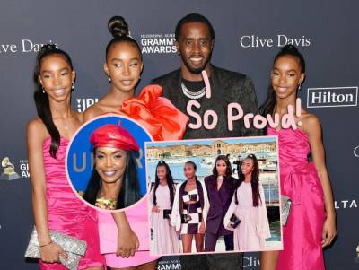 Diddy's Daughters Walk Dolce & Gabbana Runway In Honor Of Their Late Mom Kim Porter -- LOOK! - perezhilton.com - Italy