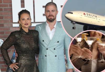 Stephen Amell Admits He Was 'Being An A**hole' To His Wife Before Getting Removed From Delta Flight! - perezhilton.com