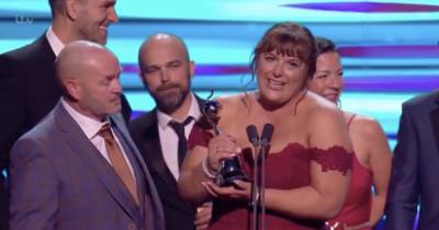 Gogglebox's Julie Malone pays tribute to cast members who have died during NTAs speech - www.ok.co.uk - city Sandiford