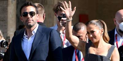 Jennifer Lopez & Ben Affleck Reunite & Hold Hands at Venice Film Festival 2021 - www.justjared.com - Italy - county Hand