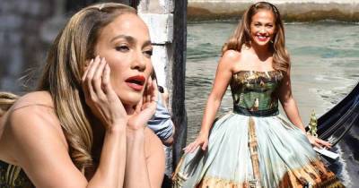 Jennifer Lopez stuns in a Dolce & Gabbana gown for Venice photoshoot - www.msn.com - Italy - city Venice
