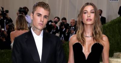 Justin Bieber and Hailey Bieber Make a Statement at the 2021 Met Gala Red Carpet With Matching Looks - www.usmagazine.com