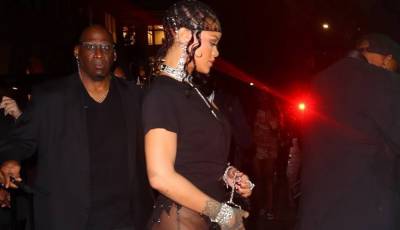 Rihanna Switches Up Her Look for Met Gala 2021 After Party! - www.justjared.com - New York