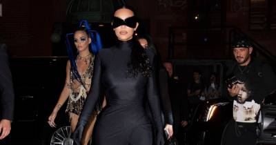 Kim Kardashian Ditches Head Mask for Met Gala Afterparty After Social Media Goes Wild With Memes - www.usmagazine.com