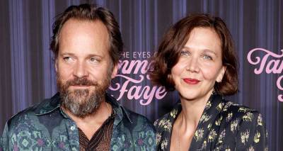 Maggie Gyllenhaal & Peter Sarsgaard Couple Up for 'The Eyes of Tammy Faye' Premiere - www.justjared.com - New York - county Stone - county Banks