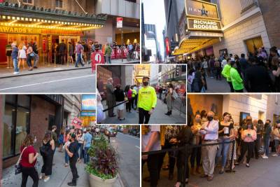 Broadway’s biggest hits reopen to massive standing ovations and jubilation - nypost.com