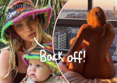 Victoria’s Secret Model Elsa Hosk Blasts Critics For Calling Her Nude Photo With Baby ‘Child Pornography’ - perezhilton.com