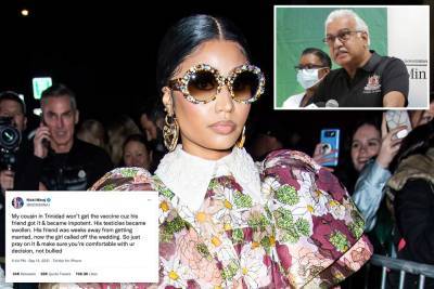 Nicki Minaj’s ‘swollen testicles’ COVID-19 vaxx claim false, says Trinidad authorities - nypost.com