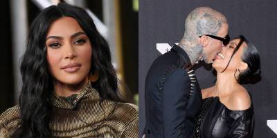 Kim Kardashian Defends Kourtney Kardashian & Travis Barker's PDA - www.justjared.com