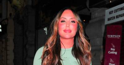 Charlotte Crosby stuns on night out in green minidress after split from boyfriend - www.ok.co.uk - Manchester - county Crosby