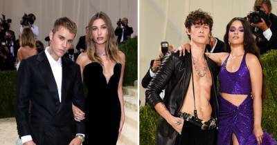 Justin Bieber and Hailey Bieber’s Run-In With Shawn Mendes and Camila Cabello at the 2021 Met Gala Caught on Camera - www.usmagazine.com - New York - city Havana