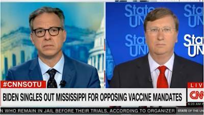 Jake Tapper Berates Mississippi Governor About State’s COVID ‘Death Per Capita': ‘Your Way Is Failing’ (Video) - thewrap.com - USA - state Mississippi - county Tate - county Reeves