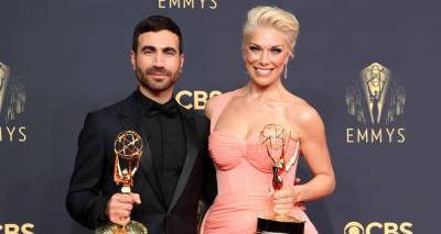 'Ted Lasso' Stars Brett Goldstein & Hannah Waddingham Celebrate Their Emmys 2021 Wins! - www.justjared.com - Los Angeles