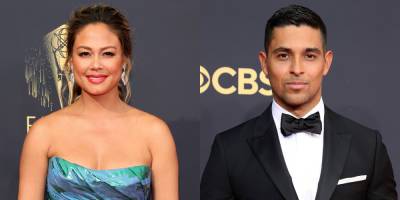 'NCIS' Stars Wilmer Valderrama & Vanessa Lachey Hit The Red Carpet at the Emmy Awards 2021 - www.justjared.com - Los Angeles - Hawaii