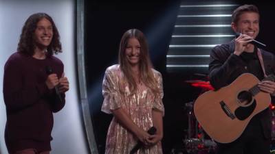 ‘The Voice': Watch The First 4-Chair Turn of The Season for Sibling Trio ‘Girl Named Tom’ (Video) - thewrap.com - Indiana