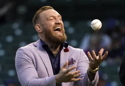 Conor McGregor Goes Long With First Pitch At Chicago Cubs Baseball Game - etcanada.com - Minnesota - Chicago - county Major