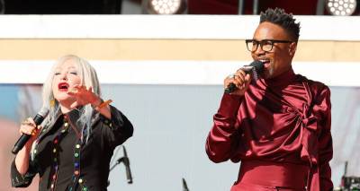 Billy Porter Performs with Cyndi Lauper at Global Citizen Live 2021 - www.justjared.com - France - New York
