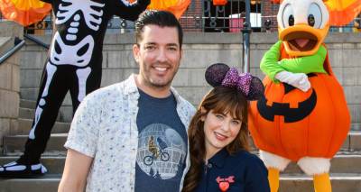 Zooey Deschanel & Boyfriend Jonathan Scott Celebrate Halloween Time at Disneyland - www.justjared.com - city Anaheim