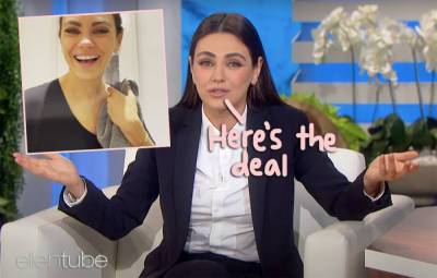 Mila Kunis INSISTS She Showers 'Every Day' & Reveals Why Her Kids Don’t After Bathing Controversy - perezhilton.com
