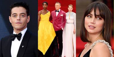 Daniel Craig, Rami Malek, Ana de Armas, Lashana Lynch & 'No Time to Die' Cast Attend World Premiere! - www.justjared.com - London