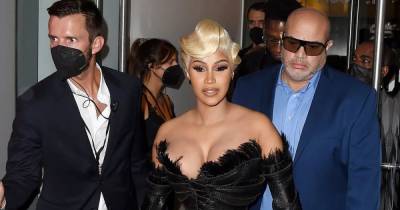 Bustier! Bling! Cardi B Rocks a Wild Look at 1st Red Carpet Since Giving Birth - www.usmagazine.com