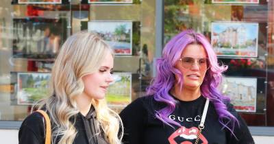 Kerry Katona and daughter Lilly-Sue show off gorgeous matching hairdos as they hit the shops - www.ok.co.uk - county Cheshire
