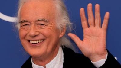 Jimmy Page at Venice film fest to present Led Zeppelin doc - abcnews.go.com - Italy - county Page