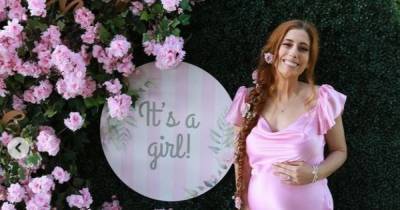 Stacey Solomon a 'real life Rapunzel' as she gets emotional over pretty pink baby shower - www.manchestereveningnews.co.uk