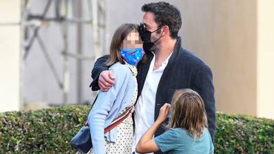 Ben Affleck Gives Daughter Violet, 15, A Sweet Kiss Teaches Her How To Drive In New Photos - hollywoodlife.com